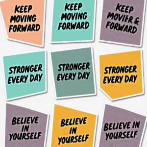 Self-Love & Motivation - Sticker Sheet v1